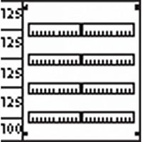 Пластрон с прорезями 2ряда/4 рейки |  код. AS 24 |  ABB